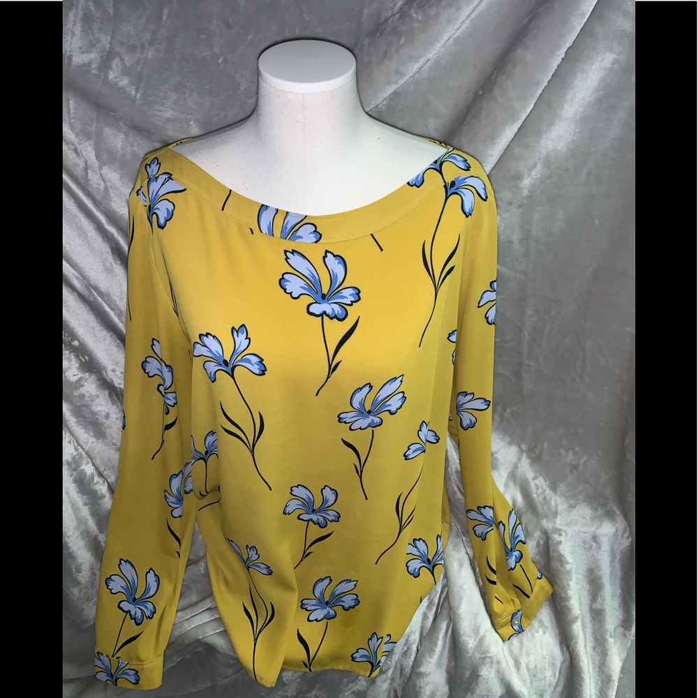 Floral long sleeve top